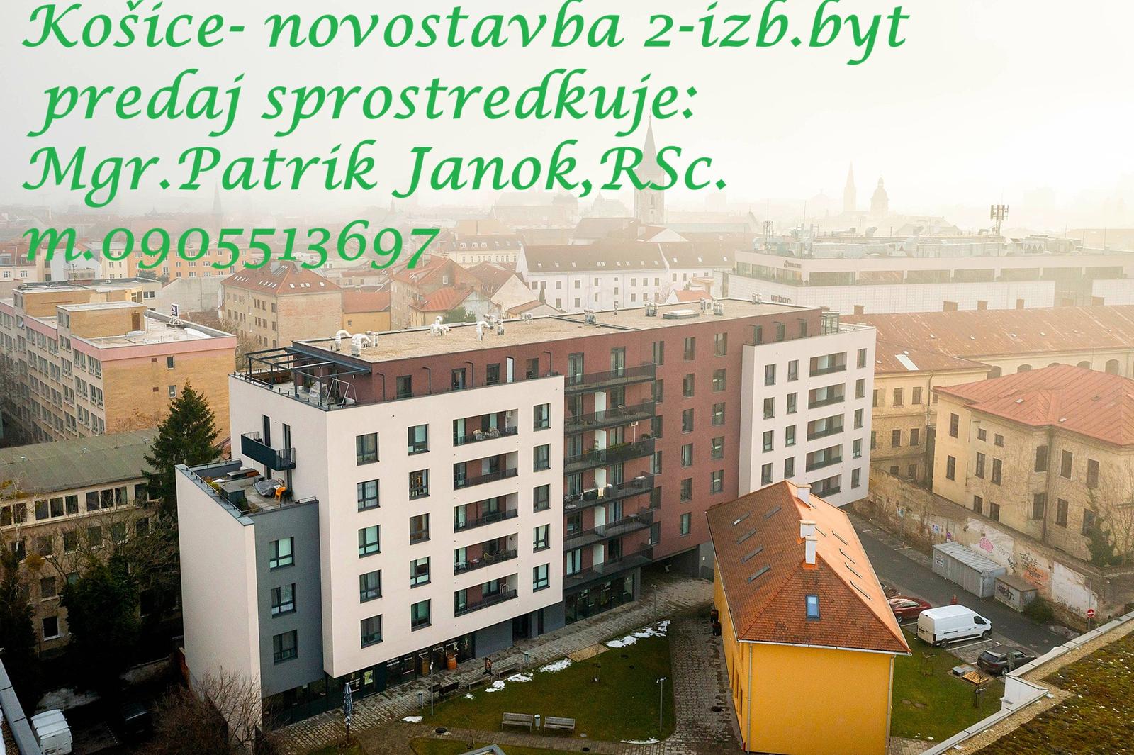 REZERVOVANÉ!  Na predaj 2-izbový byt, Novostavba Košice