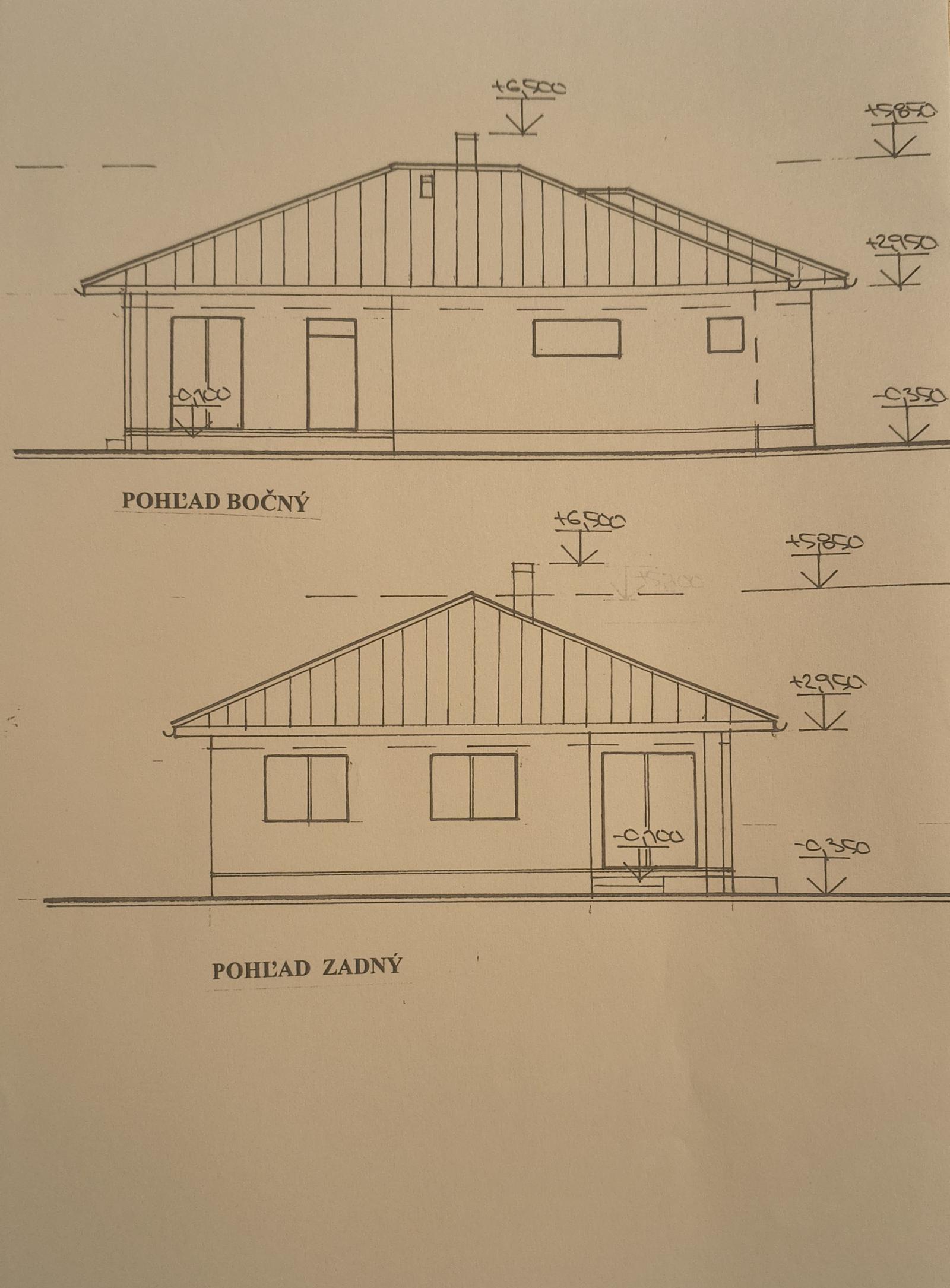 Na predaj atraktívny stavebný pozemok s projektom a stavebným povolením Malý Cetín – fotka 2