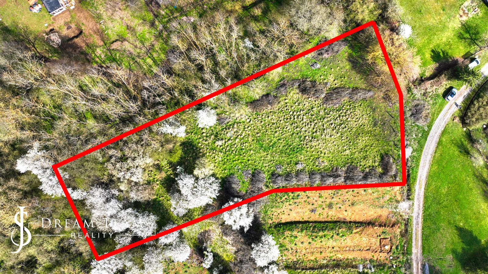 Slnečný stavebný pozemok 3500m2 Hontianske Tesáre – fotka 2