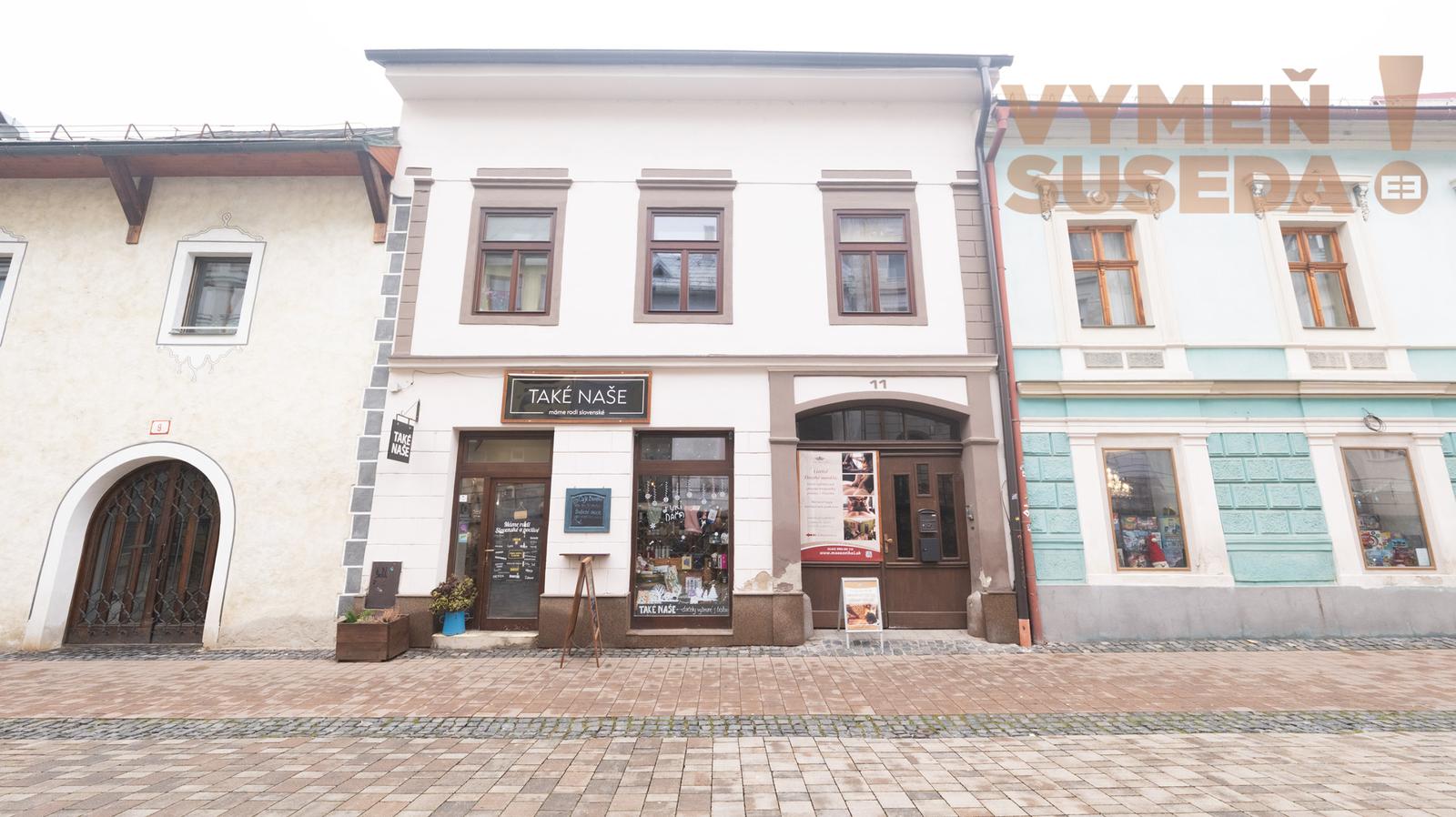ESTATE INVEST – Exkluzívna investičná nehnuteľnosť o výmere 1000m2 s luxusným veľkometrážnym bytom v centre mesta Banská Bystrica