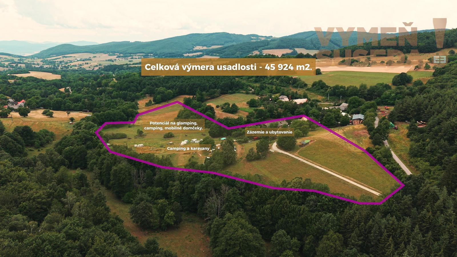 Predaj zabehnutého vidieckeho rezortu s ubytovaním, kempom a mimoriadnym potenciálom pre rozvoj | Modrá Farma