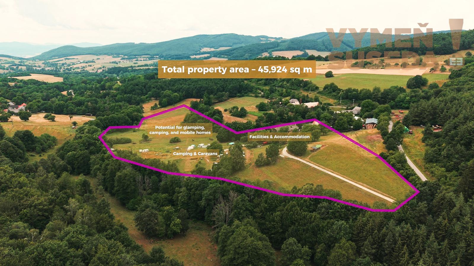 Sale of Established Country Resort Modrá Farma | Lodging, Campsite & Huge Investment Potential