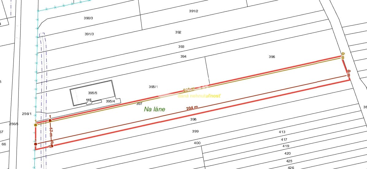 Na predaj pozemok vhodný na výstavbu v obci Miňovce, okres Stropkov – fotka 2