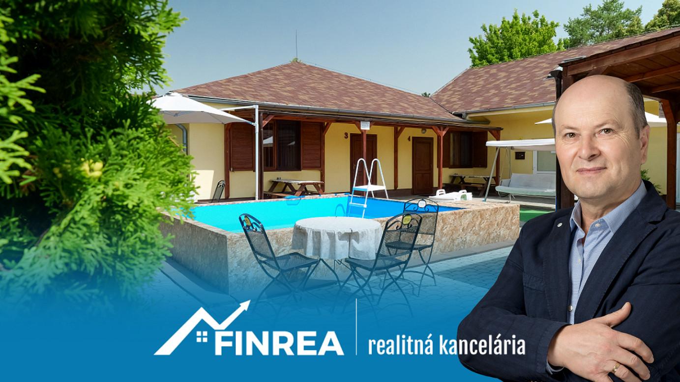 FINREA│ Zabehnutý apartmánový dom v areáli termálnych kúpeľov so stálou klientelou, Patince