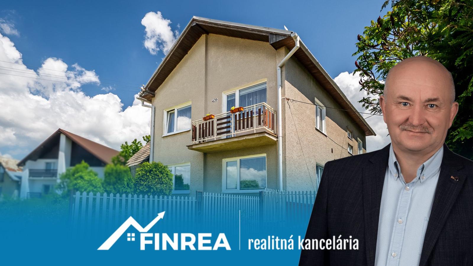 FINREA│Dvojgeneračný dom vo Východnej s veľkým potenciálom