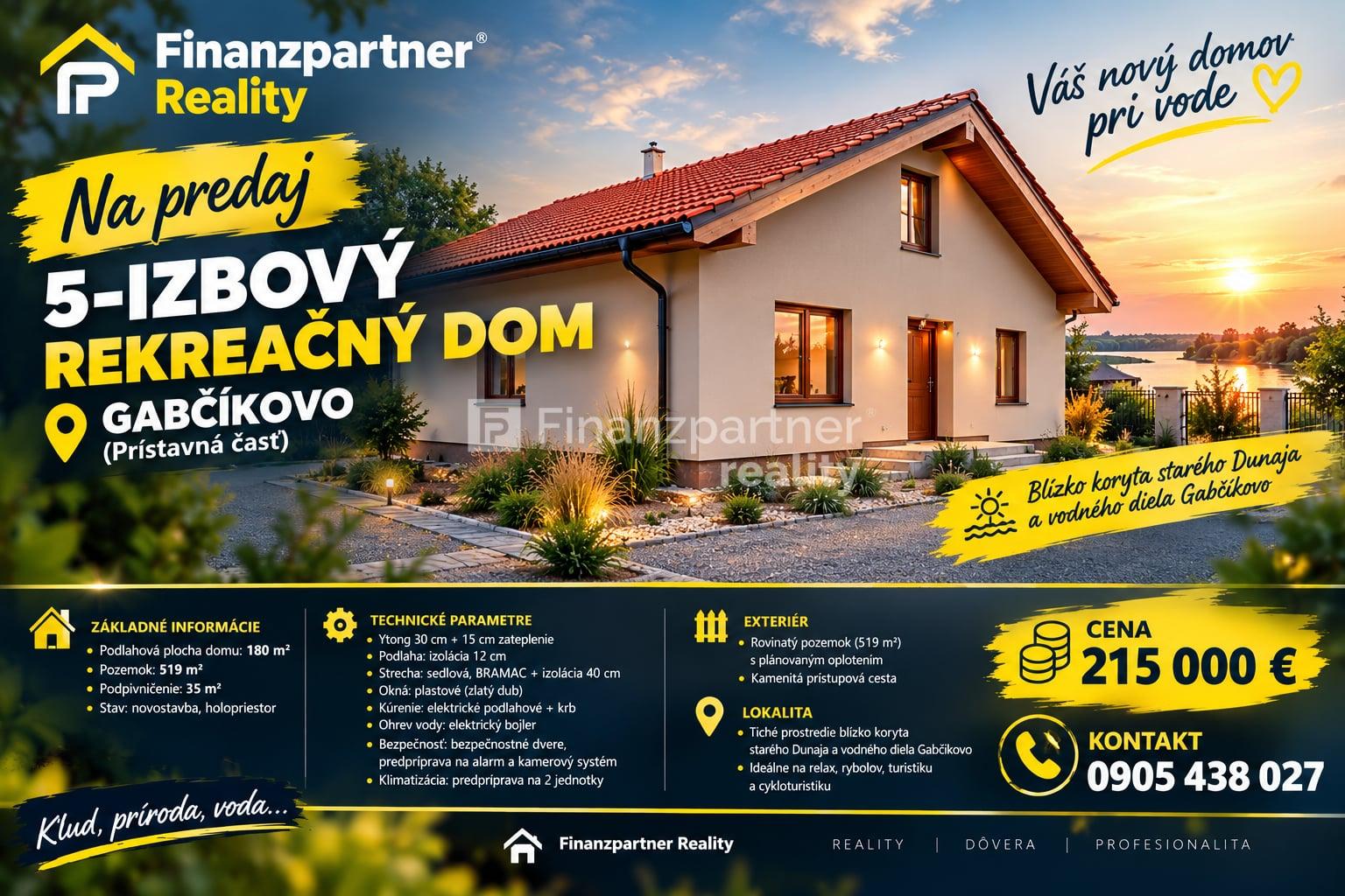 Na predaj sympatický 5-izbový rekreačný dom v lone prírody
