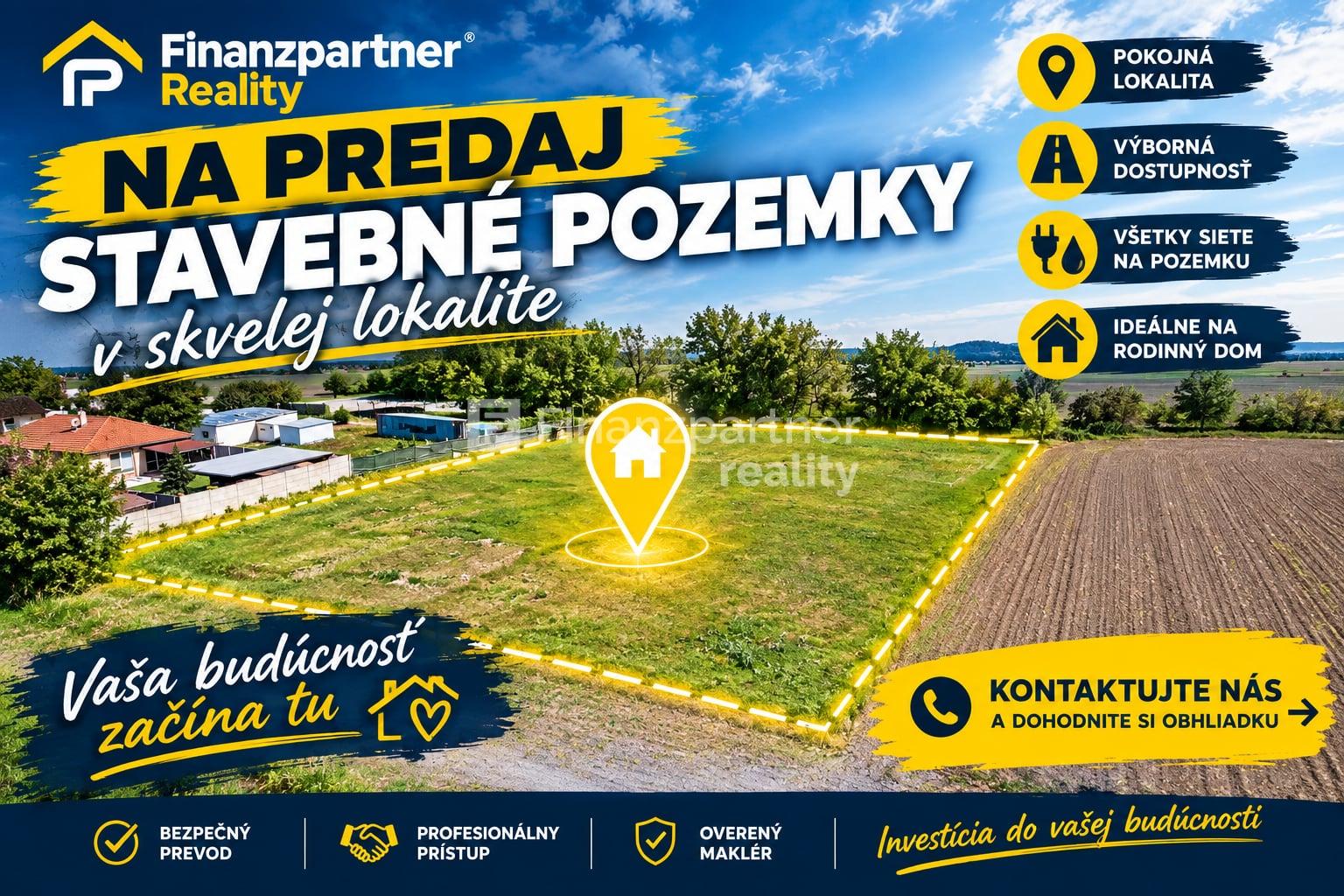 Investičný pozemok na predaj v intraviláne obce Rohovce