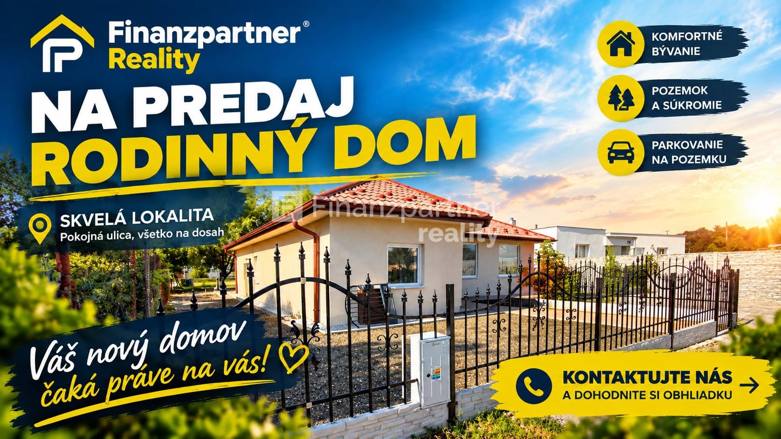 Znížená cena!!! Na predaj 4-izbový rodinný dom v centre obce Trhová Hradská