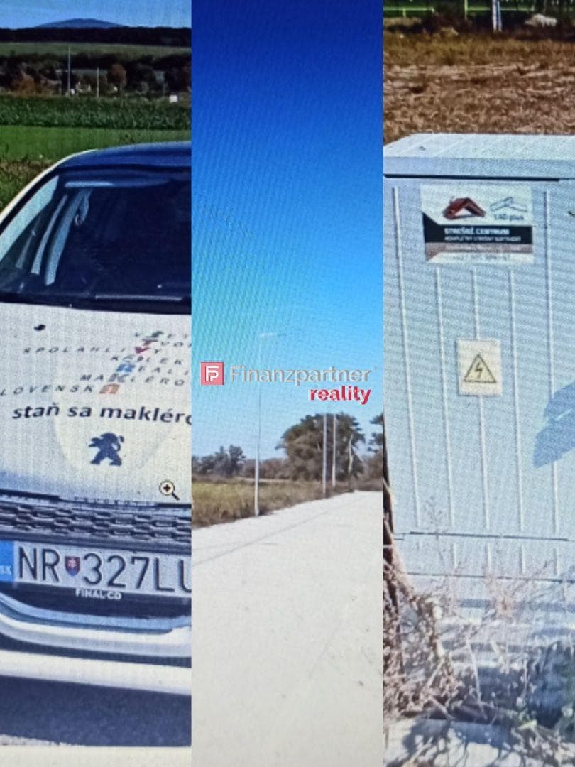 Exkluzívne pozemok pre radovú výstavbu rodinných domov neďaleko Nitry