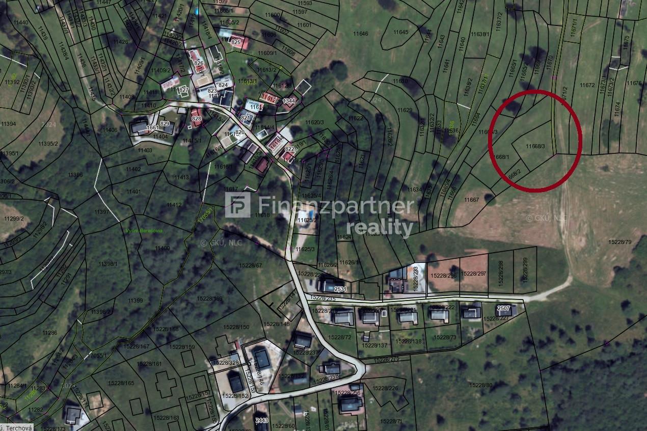 Exkluzívne na predaj orná pôda 761m2, Terchová, okres Žilina