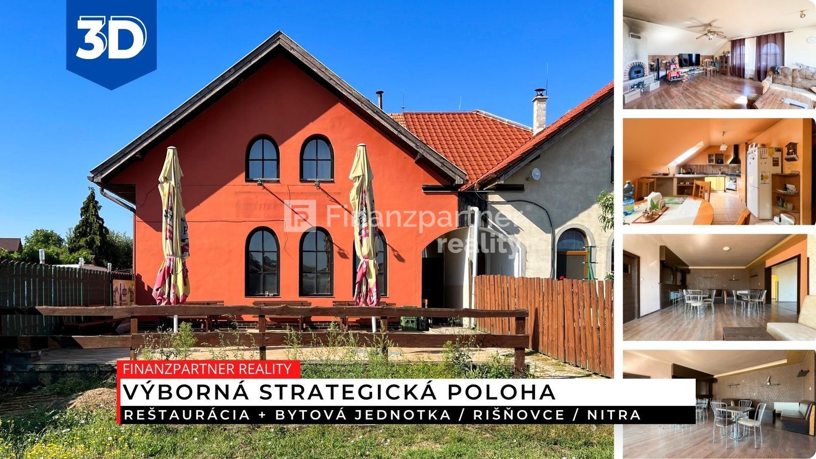 Reštaurácia + bytová jednotka, Rišňovce, Nitra