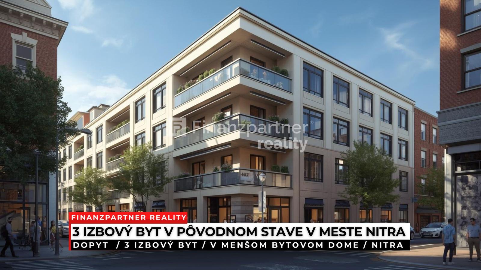 Dopyt - 3 izbový byt, Nitra