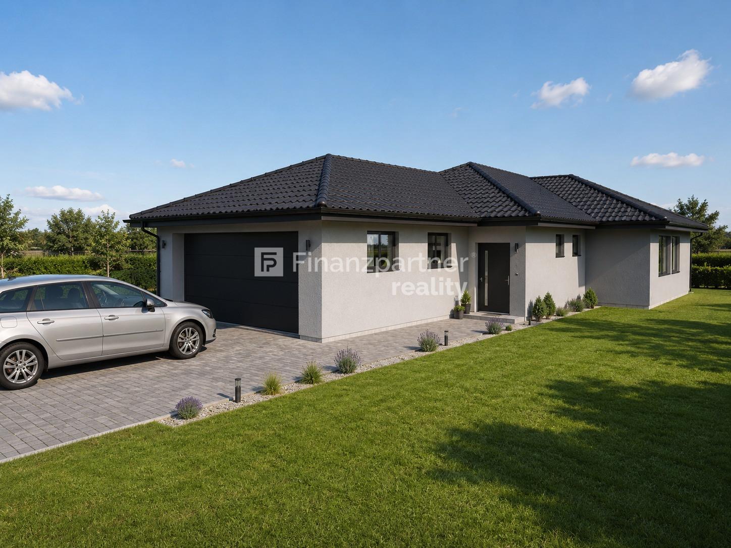 Novostavba domu s dvojgarážou, pozemok 803 m², Blahová