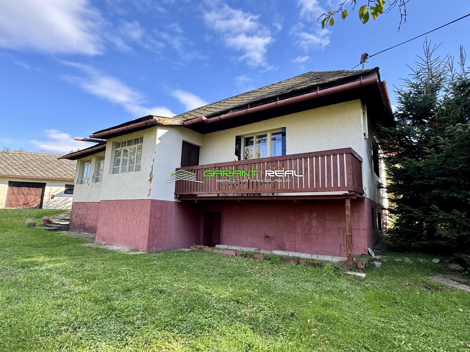 GARANT REAL predaj 2 - izbový rodinný dom 95 m2 s pozemkom 1333 m2, Žehňa, okr. Prešov