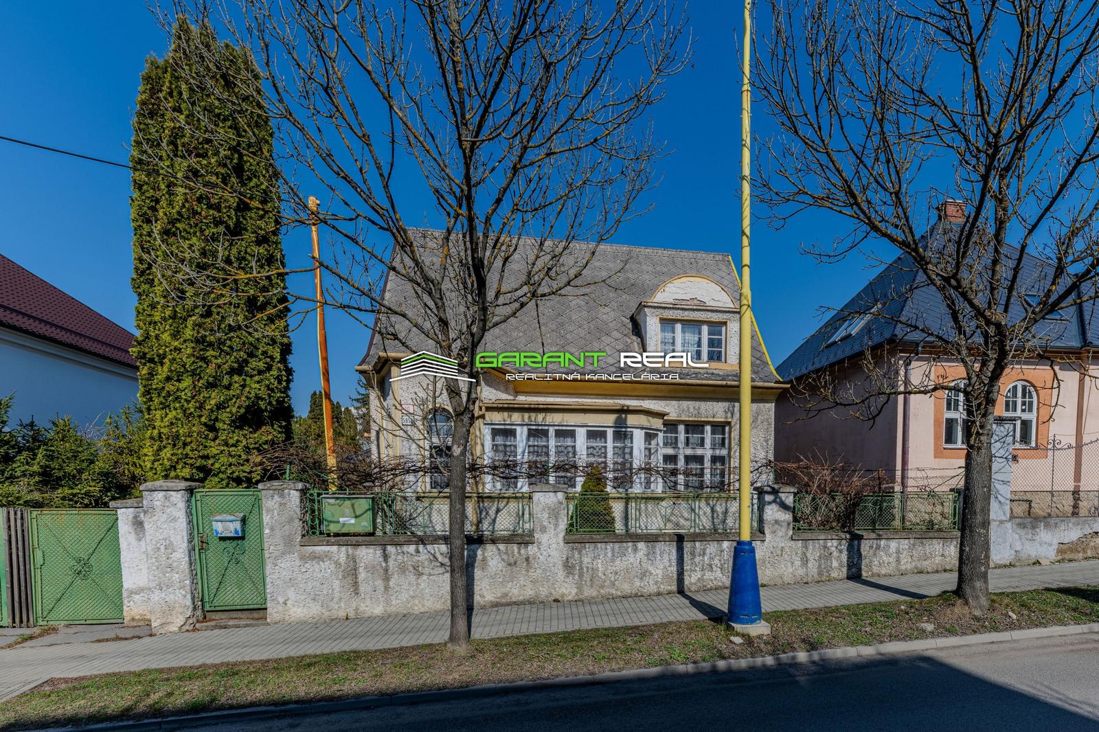 GARANT REAL predaj 5 -izbový dvojpodlažný rodinný dom Prešov, Táborisko, Sládkovičova ul.