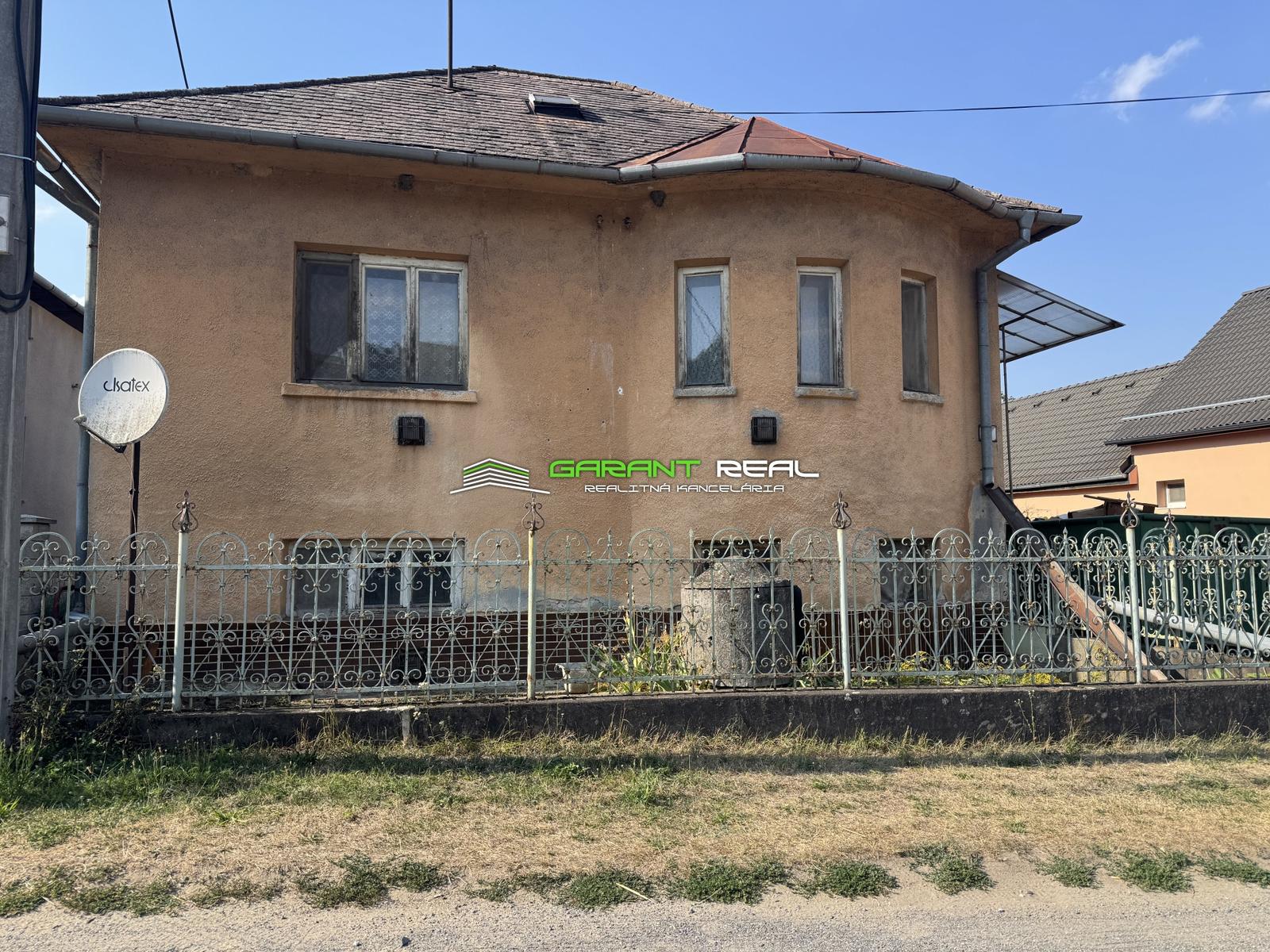 GARANT REAL - predaj rodinný dom s pozemkom 1372 m2, Drienovská Nová Ves, okr. Prešov