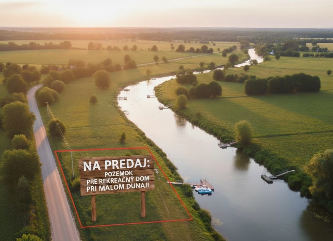 NA PREDAJ SLNEČNÝ POZEMOK PRI MALOM DUNAJI