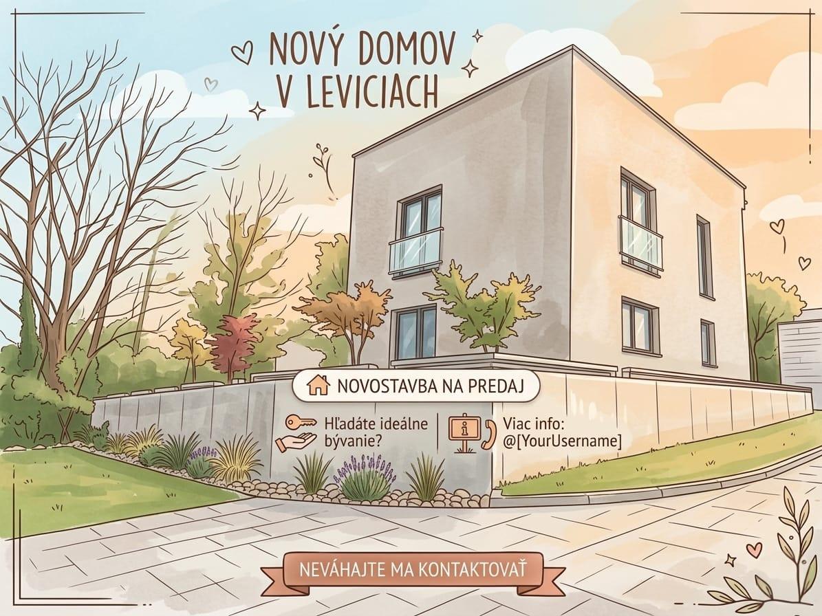 Moderný rodinný dom v Leviciach: Holodom alebo na kľúč