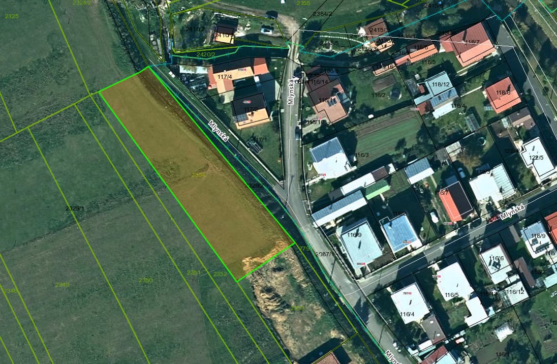 Na predaj – pozemok pre výstavbu rodinných domov, Spišské Vlachy (Mlynská cesta)