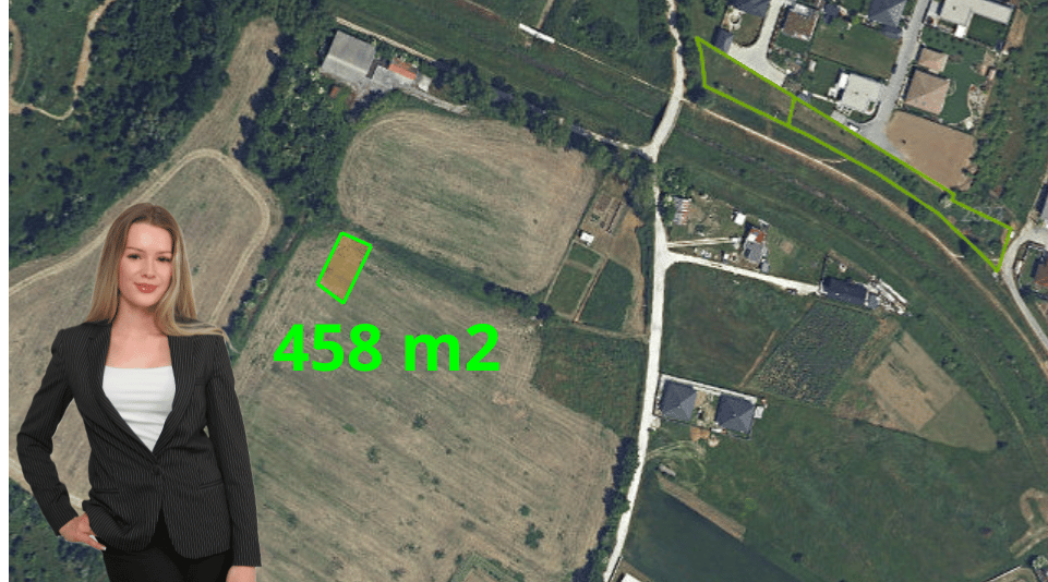 POZEMOK NA PREDAJ 458m2 - Moravany nad Váhom