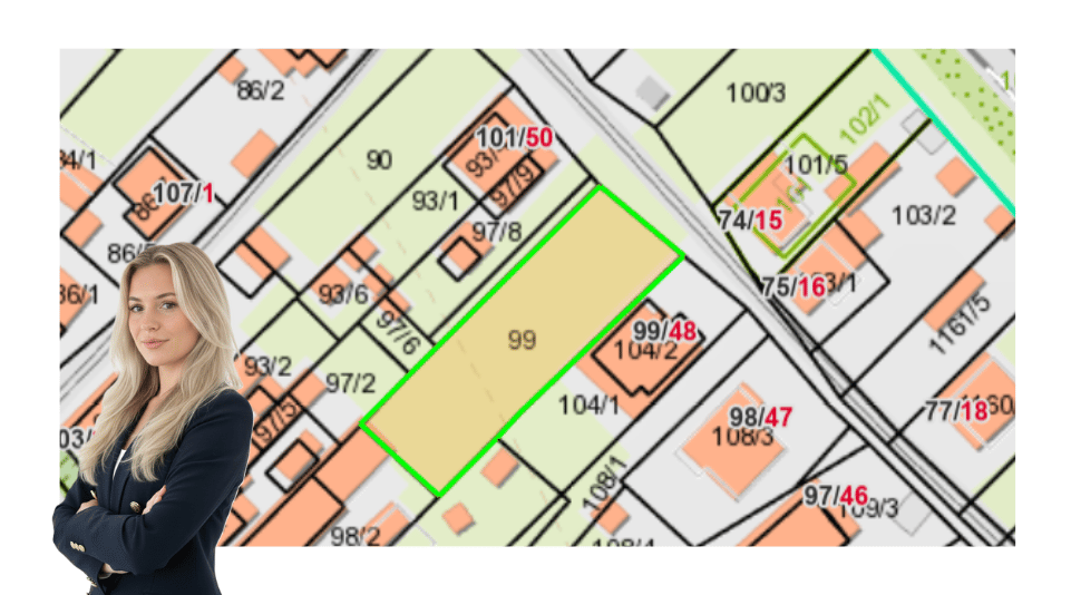 Stavebný pozemok 972 m² so stavebným povolením – 6min od Trnavy