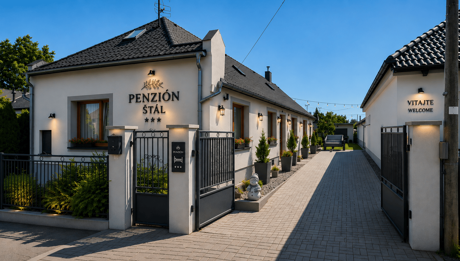 Penzión s bazénom a výrivkou 40 min od Bratislavy