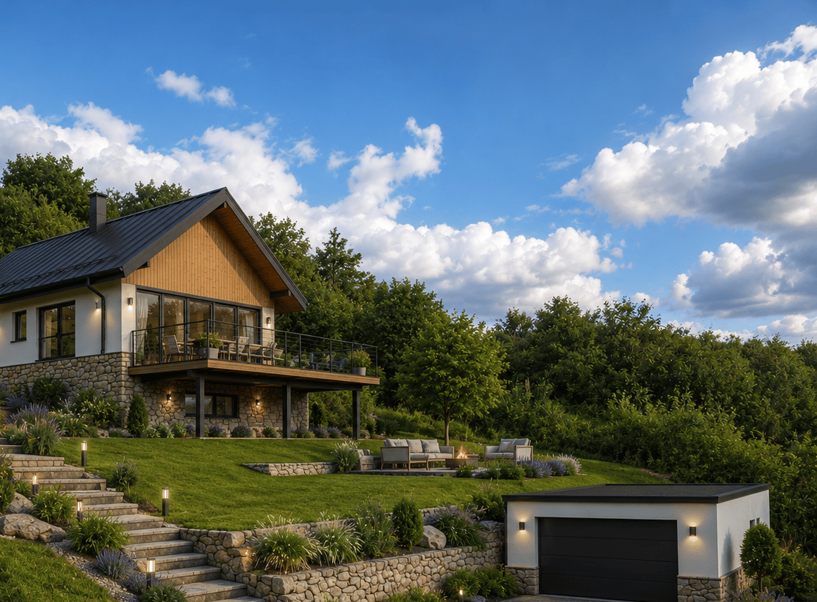 POZEMOK vhodný na výstavbu NA PREDAJ– 598 m² v obci Porúbka.