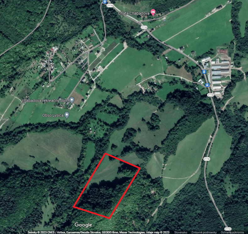 Ponúkam na predaj pozemok o výmere 48 338 m² v obci Lysica. – fotka 2