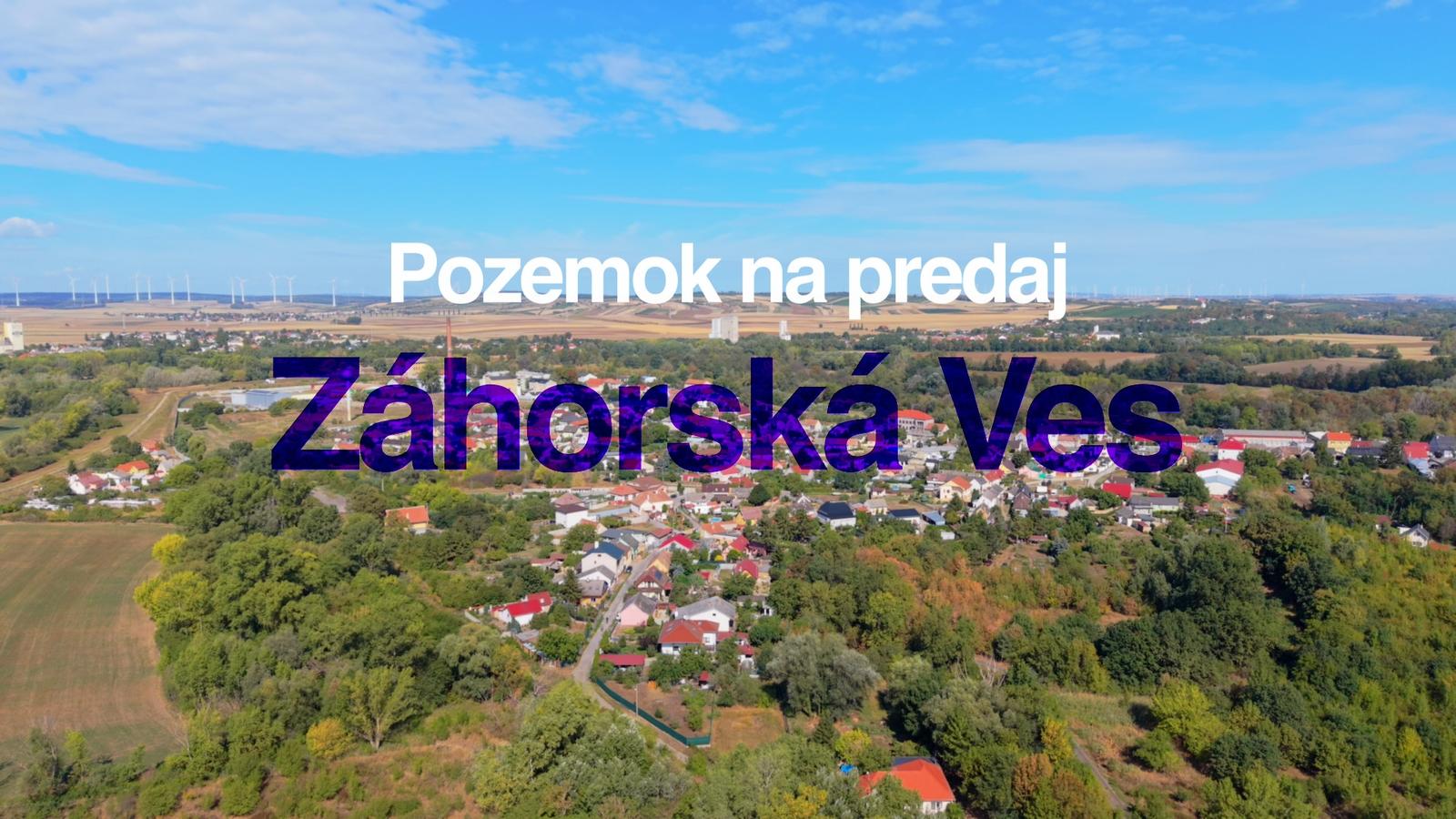 STAVEBNÝ POZEMOK V ZÁHORSKEJ VSI – POKOJ A PRÍRODA NA DOSAH