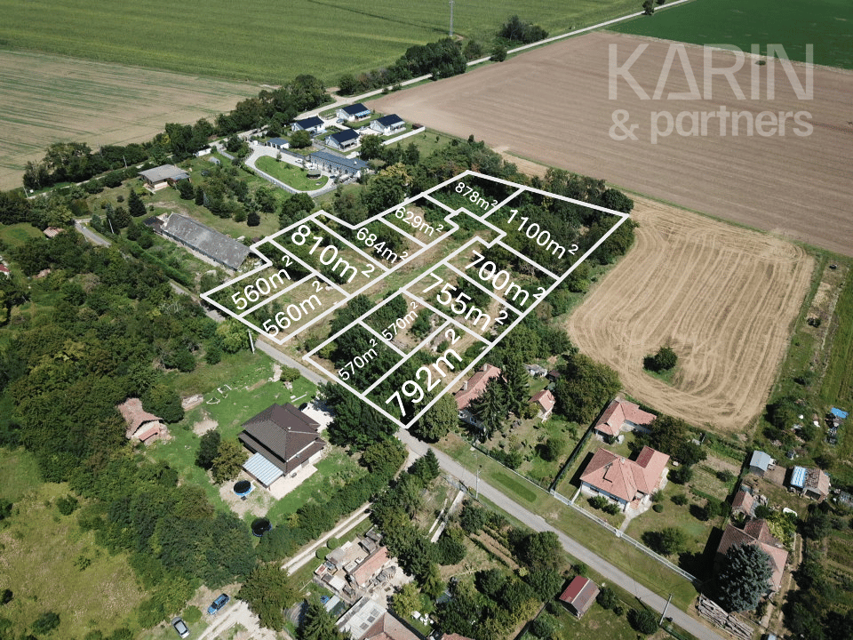 Stavebné pozemky PREDAJ – Štefanovičová (časť Horný Taráň, 14 km od Nitry)
