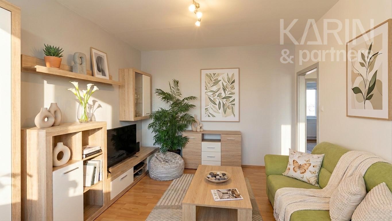 2-izbový byt s balkónom, komorou a klimatizáciou, Nové Zámky – Sídlisko Nábrežie - Rezervované