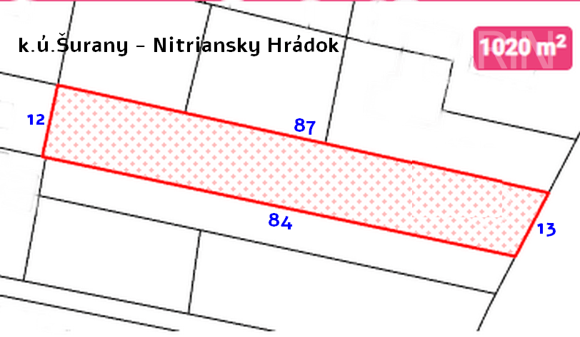 EXKLUZÍVNE iba u NÁS ! Stavebný pozemok Nitriansky Hrádok – fotka 2