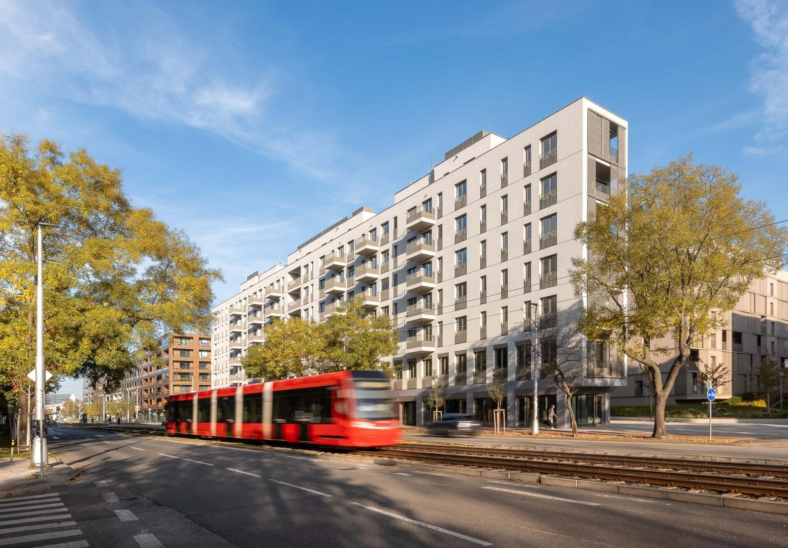 Predaj samostatného kancelárskeho priestoru 172,9 m² v úplne novej rezidenčnej budove na Račianskej ulici v meste Bratislava