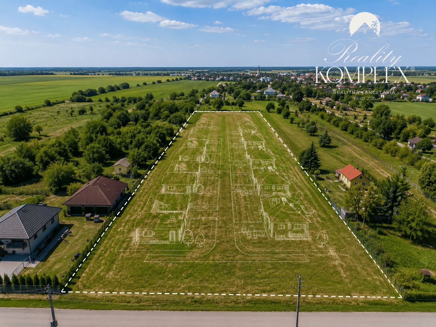 Reality KOMPLEX s.r.o. Vám ponúka na predaj veľký pozemok s obrovským investičným potenciálom v blízkosti mesta Komárno