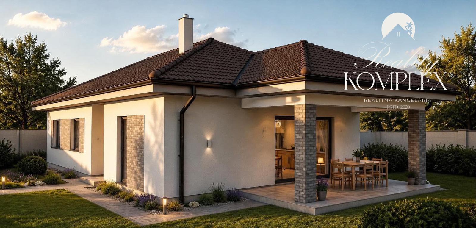 Reality KOMPLEX s.r.o. ponúka na PREDAJ NOVOSTAVBU 4-IZBOVÉHO RODINNÉHO DOMU V OBCI MAD – ZAČIATOK VÝSTAVBY