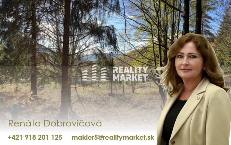 Stavebný pozemok Špania Dolina 3617 m2 s územným rozhodnutím