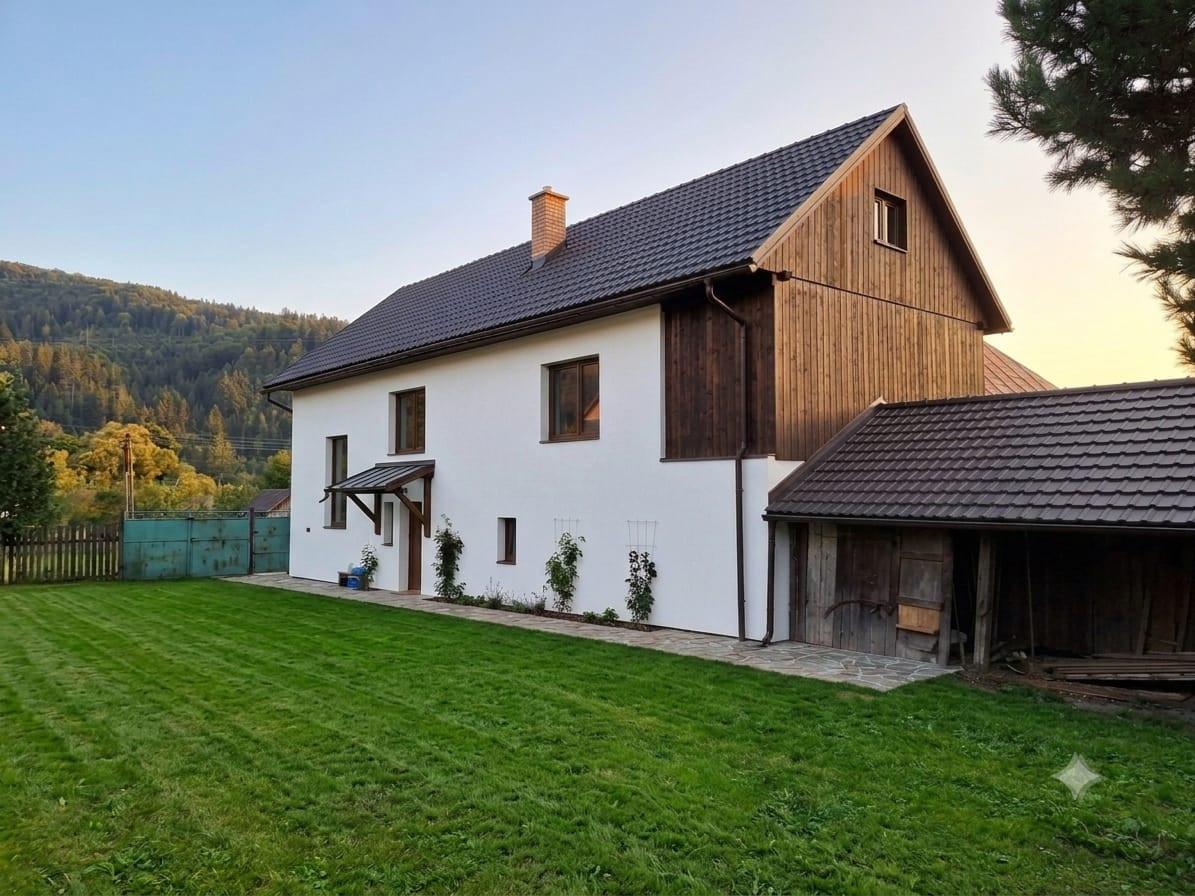 Rodinný dom Pohronská Polhora pripravený na dokončenie
