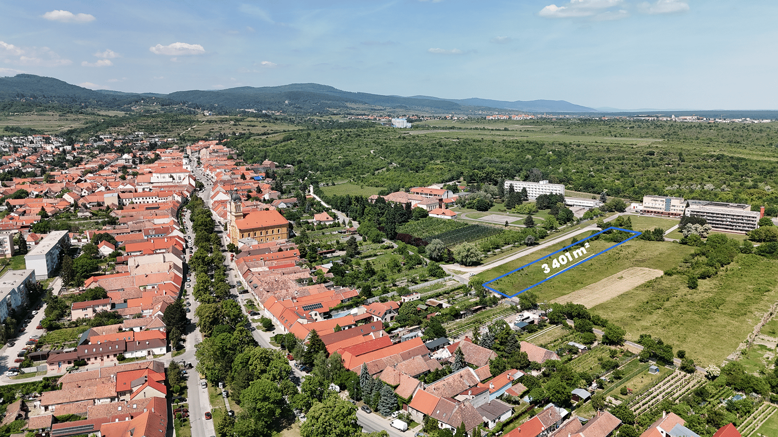 Stavebný pozemok v centre Modry | 3 401 m² | Územný plán na výstavbu RD - TOP PONUKA – fotka 2