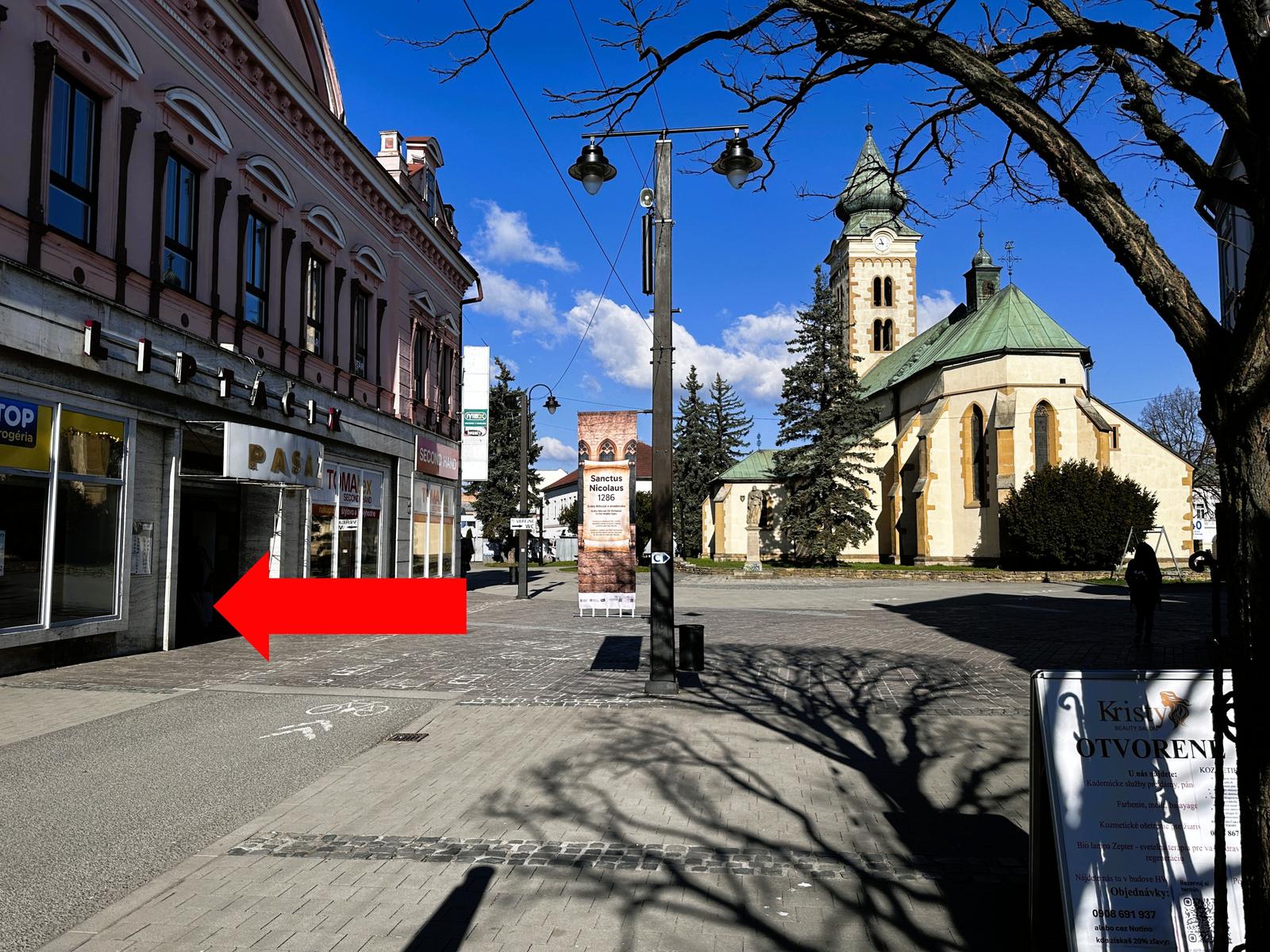 TOP PRIESTOR NA PRENÁJOM – PEŠIA ZÓNA Liptovský Mikuláš
