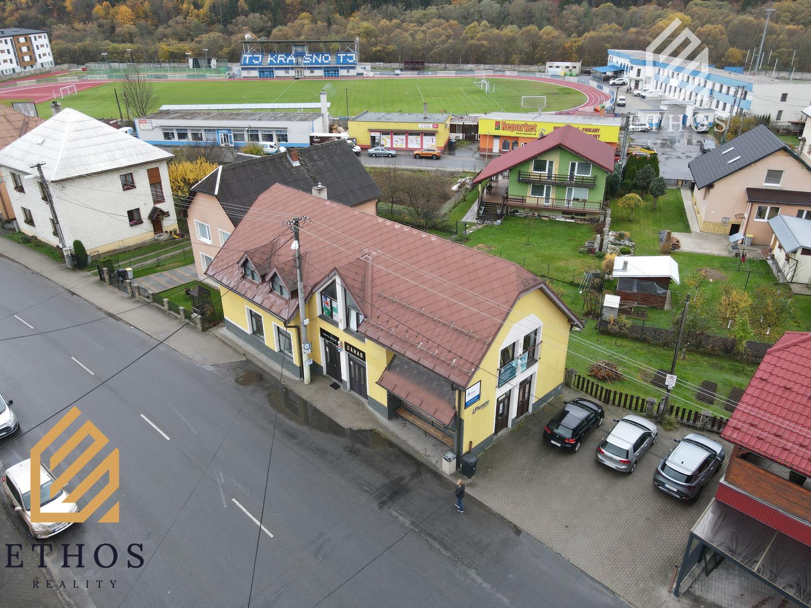 POLYFUNKČNÁ BUDOVA NA PREDAJ – KRÁSNO NAD KYSUCOU – fotka 2