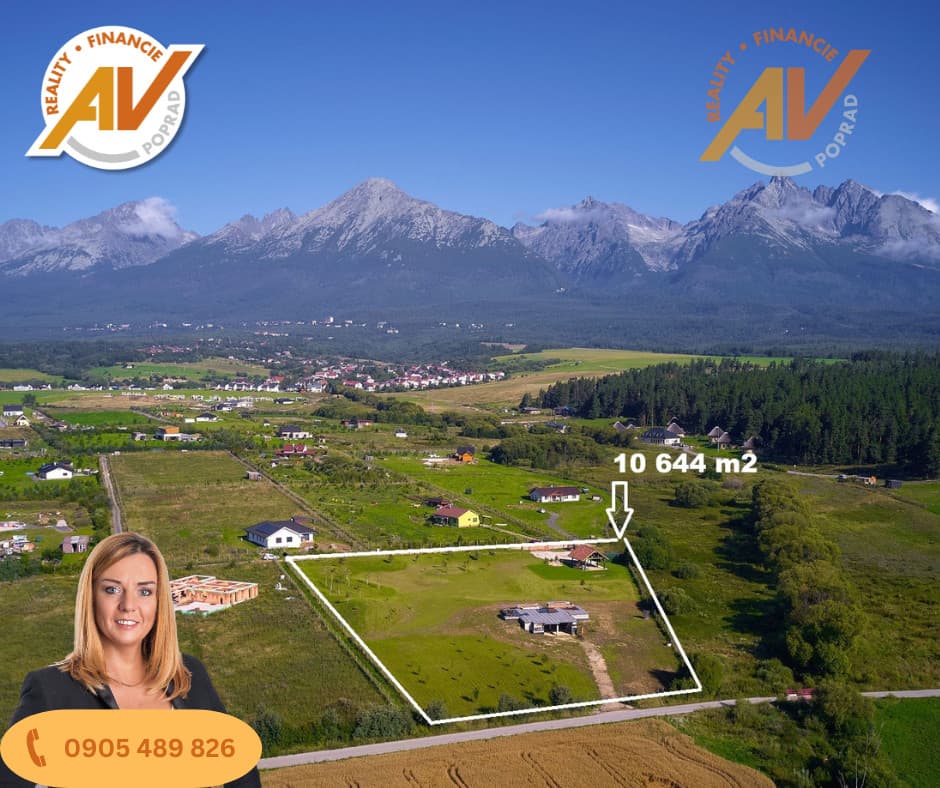 ZNÍŽENÁ CENA | exkluzívny stavebný pozemok VYSOKÉ TATRY