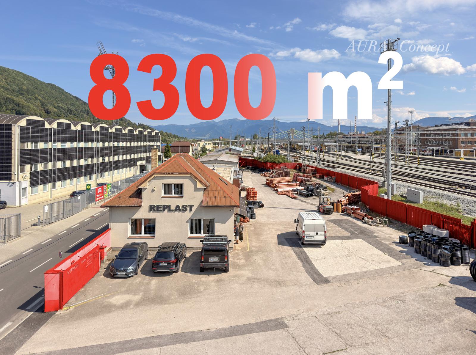 Predaj | Developerský areál 8 345 m² pri stanici | Žilina