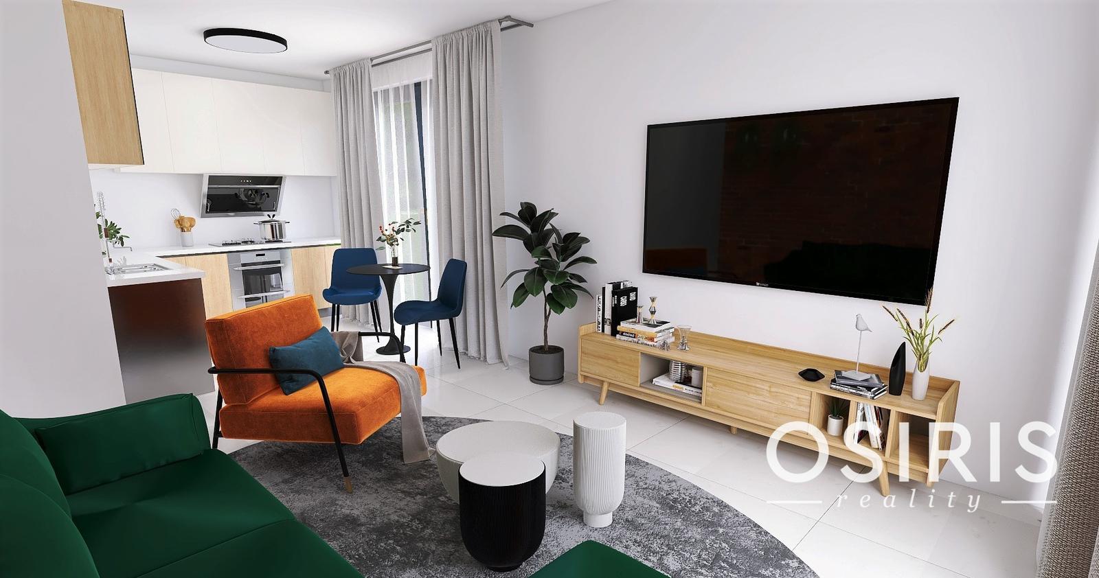NOVINKA - Výborne dispozične riešený 2 izb. byt s balkónom