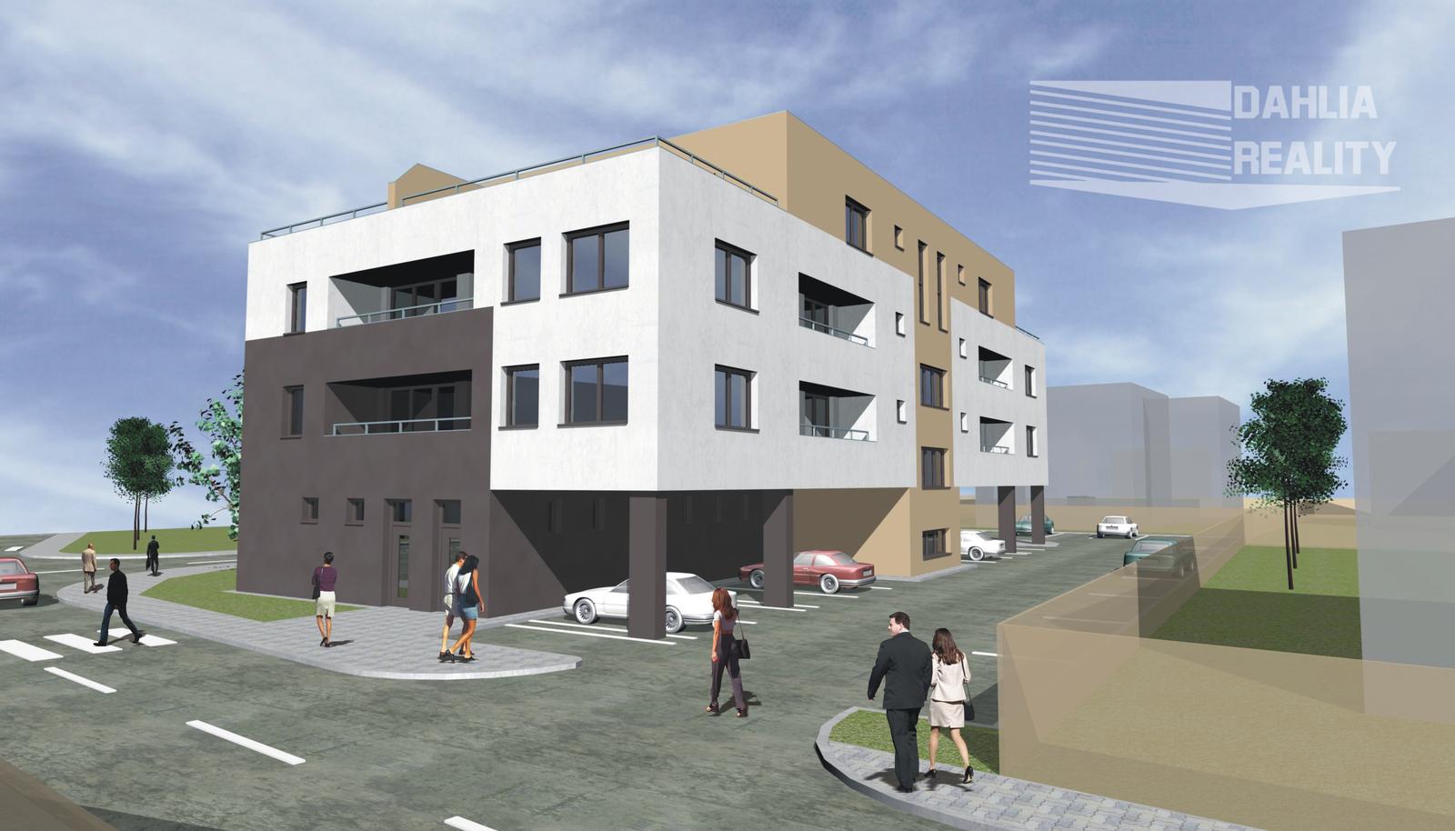 Novostavba 2 izbový byt s balkónom 71 m2 a parkovaním Trenčín - projekt KAMENEC Zlatovce