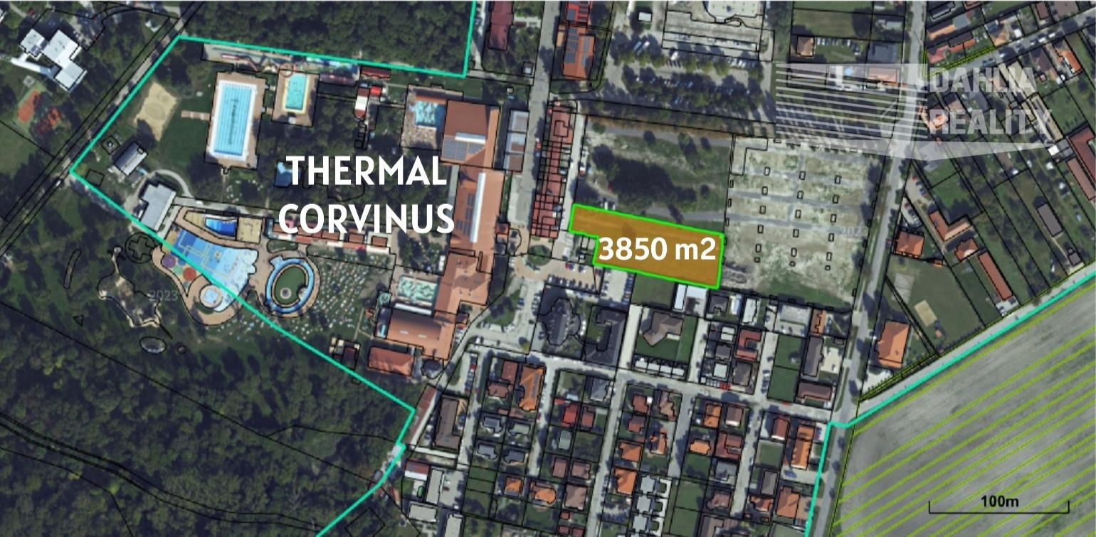 TOP ponuka: predaj stavebného pozemku priamo pri vstupe na kúpalisko Veľký Meder 3850 m2