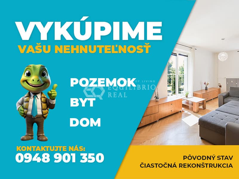 VYKÚPIME VÁŠ DOM V KOŠICIACH A OKOLÍ