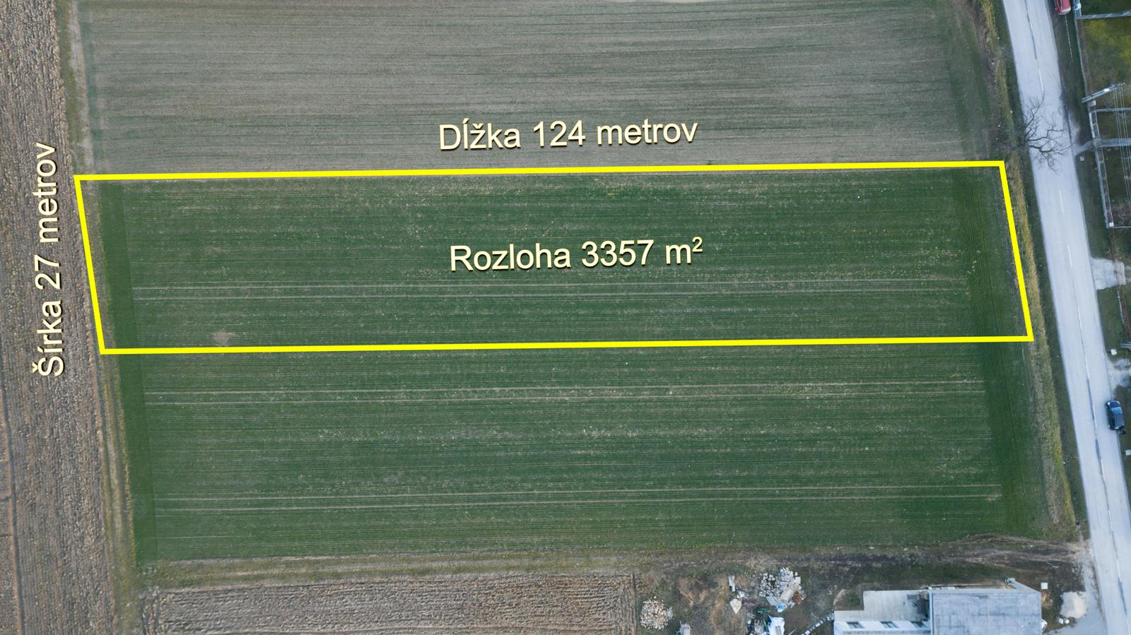 Stavebný pozemok 3357m2 Malé Hoste - EXKLUZÍVNE – fotka 2