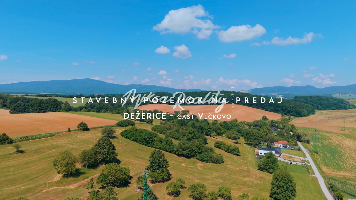 Jedinečný stavebný pozemok Dežerice NA PREDAJ