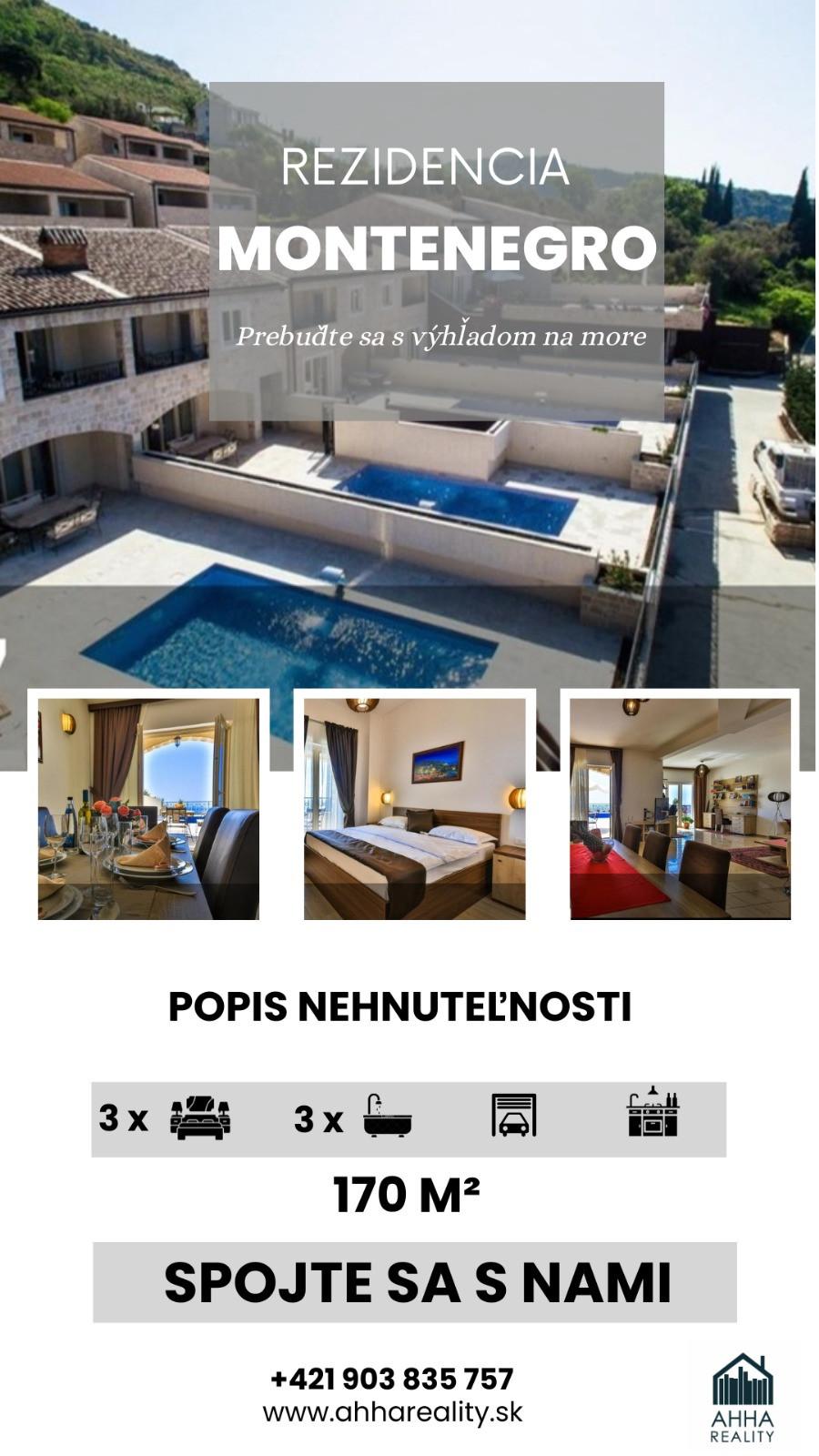 Luxusný apartmánový dom MONTENEGRO – Čierna Hora