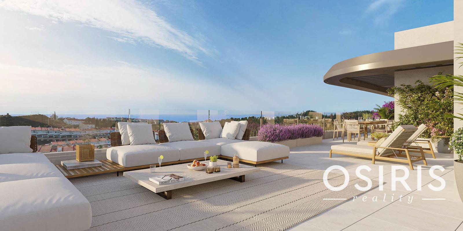 Luxusné 2 až 4-izbové apartmány s panoramatickým výhľadom na more, Costa del Sol